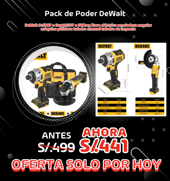 Pack de Poder Dewalt