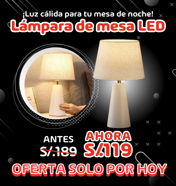 Lámpara de Mesa Led